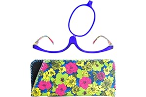 Mini Brille Lunettes de Maquillage à Verre Basculant, Accessoire Tendance pour se Maquiller avec Pochette à Lunettes OFFERTE