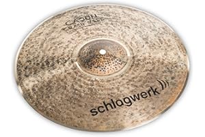 Schlagwerk CCR14 Crash-Ride-Becken - 14" Zoll - Spielbar mit der Hand, Rods, Sticks und Brushes - kleines Crash/Ride, toller Sound - Handarbeit!