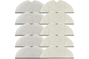 APZOVO 10 Serpillière Accessoires pour Roborock S6 Pure S6 Max S6 MaxV S6, S5 Max S5 S50 S51 S55 S4, Q5 Max+ Q5 Pro Q5 Pro+, Q7 Q7+ Q7 Max Q7 Max+, Q8 Max Q8 Max+