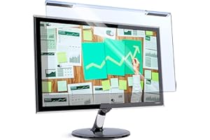 VINTEZ Blue Light Screen Protector for 26, 27 Inch Computer Monitor and Laptop – Anti-UV Blue Light Blocking Film for Desktop PC, Eye Protection Filter, 24.1" x 15.1", 1 Pack