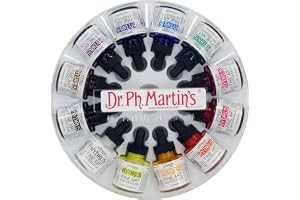 Dr. Ph. Martin's Hydrus Fine Art Watercolor, 1.0 oz, Set of 12 (Set 1)