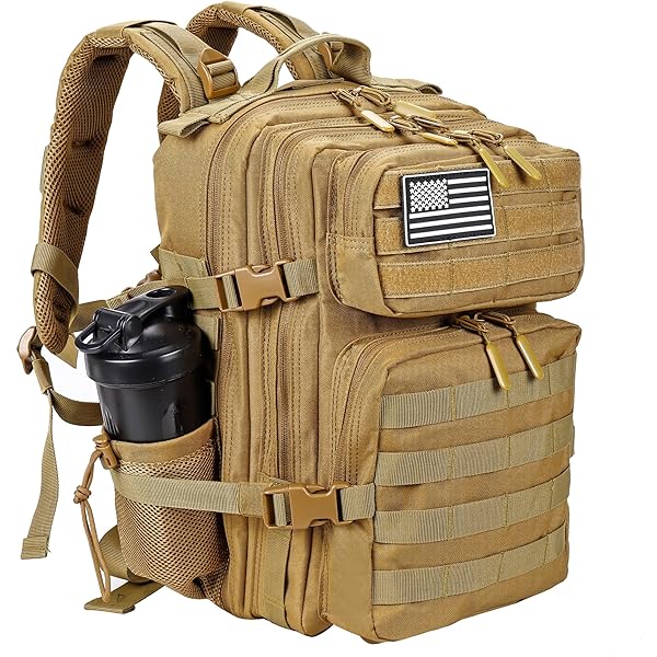 ZSearARMY Taktischer Rucksack 39-64L | Erweiterbarer 3-Tage Bug Out Bag | Mit MOLLE, Wasserabweisend Für Camping & Reisen
