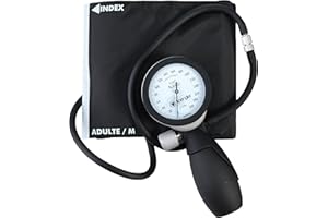 SPENGLER Lian Nano, Tensiomètre Mécanique pour mesure de la Pression Artérielle, Résistant, Précis, Mécanisme Horloger, Poire Grand Volume, Connectique Facile, pour tous les Professionnels de Santé, Brassard M fourni.