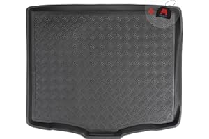 M MOTOS Tapis de coffre en PE pour Ford Mustang Mach-E depuis 2020 Rendez votre voyage plus confortable grâce à ce tapis de voiture durable - Tapis de coffre de voiture tout temps, protection contre l