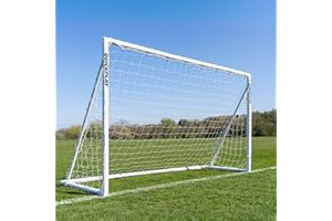 QUICKPLAY Q-Fold Football Goal | 30-Second Folding Design for Easy Setup | Backyard Portable Weatherproof Football Goal for Adults & Kids [Single Goal]
