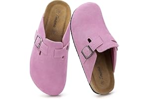 Tmaza Sabot Donna Ciabatte-Comodo Pantofole-Fibbia Regolabile al Piede Zoccoli,36-42