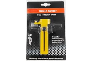 Worison 10-150 mm Circle Cutter Circle Rotary Tool Trimmer Round cutter for Cutting Paper Art and Craft