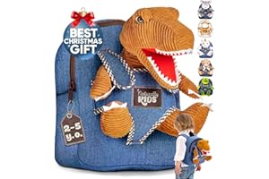 Naturally KIDS Backpack with Stuffed Animal Toys, Christmas Gifts for Kids, Birthday Gifts for Boys and Girls for 2, 3, 4, 5, 6, 7 Year Old
