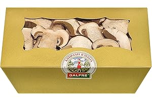 GALFRÈ Ghiotto, Galfré Antipasti d'Italia, Funghi Porcini Secchi, Speciale Confezione Scatola Oro, Ideali Per Condimenti, Contorni, Risotti e Sughi, Formato da 100g