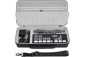 Geekria resefodral, kompatibelt med Blackmagic Design ATEM Mini Pro/ATEM SDI, skyddande EVA-hård väska