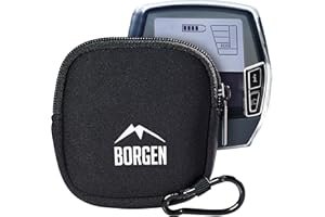 Borgen display protector - suitable for Bosch Intuvia protective cover - Accessories for e-bike display - 100% transparent, waterproof - Incl. display bag/cover made of neoprene