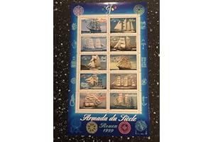 Timbre France pour Collection.1999 Bloc 25 avec Nos 3269 à 3278. Grands voiliers, Bateaux.