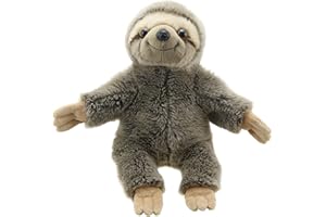 The Puppet Company PC001830 Faultierpuppe Faultier Handpuppe, Braun, Large