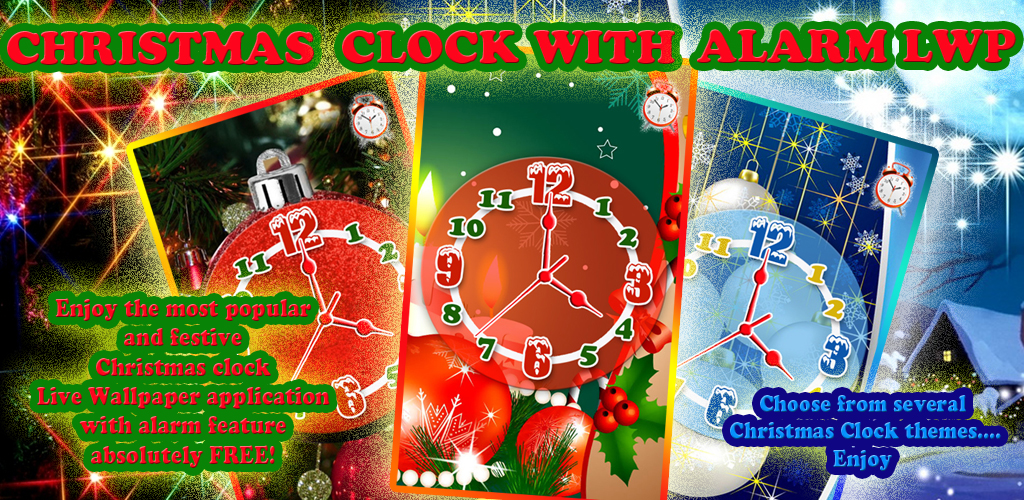 Christmas Clock with Alarm LWP Amazon.co.uk Appstore for Android