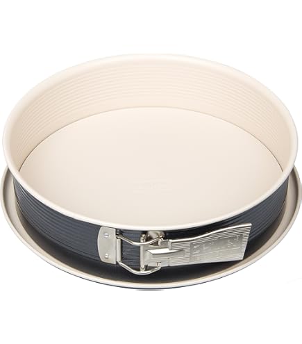 Zenker 7022 Rectangular Springform Pan DELUXE, Square Premium Baking Mold with Enameled Bottom and Leak Protection, Non-Stick Cake Mold (Color : Black Metallic), Quantity: 1 Piece