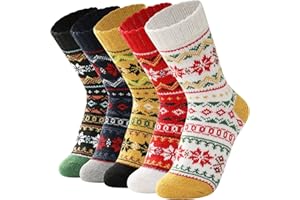 YANGTE Men's Fun Dress Socks Colorful Funcy Novelty Crazy Fashion Office Crew Socks Pack,Cool Art Casual Cotton Socks