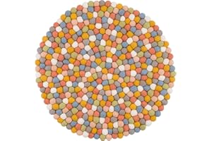 ‎MYFELT myfelt Liese Sitzauflage, Filzkugel, Wolle, rund 36 cm