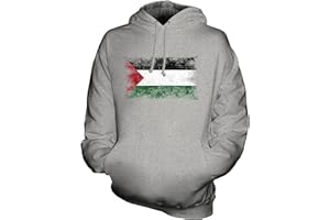Candymix - Palestine Distressed Flag - Unisex Hoodie Mens Ladies Hooded Sweater