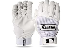 Franklin Sports MLB Digitek Batting Gloves – Youth Batting Glove – Tri-Curve Technology Fit – Custom-Sized Batting Gloves – Genuine Leather Heel Pad – Etched Microfiber Palm – Batting Gloves for Kids and Adults