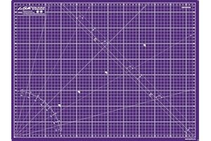 La Canilla Schneidematte A2 Selbstheilend (60x45 cm - 24x18") Cutting Mat Schneideunterlage für Basteln, Nähen, Patchwork | Schneidunterlage Arbeitsunterlage Markiert in Zentimetern und Zoll