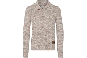 !Solid SDPhil Herren Pullover Strickpullover Grobstrick Pullover mit Schalkragen