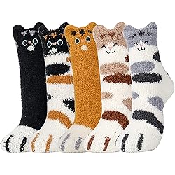 5 Paires Chaussettes Mi-mollet Douces, Respirantes Et