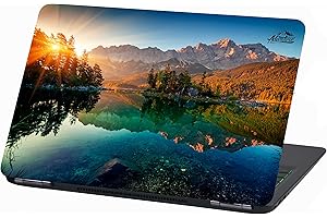 FINEST FOLIA Film universel pour ordinateur portable Design Cover: Adventure Housse de protection autocollant en vinyle Skin Sticker adhésif (17″, Lp29 Zugspitze)
