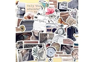 KADERAS Vintage Adesivi 50 Pezzi, Graffiti Stickers Impermeabili per Laptop Guitare Album Fotografico Scrapbooking Skateboard Auto Valigie Casco Moto