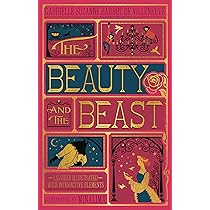 Copertina Per Libri Principessa Belle - Motivo Beauty And Beast - Impermeabile 23x29cm