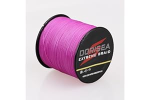 Dorisea Extreme Braid geflochtene Angelschnur, 100 % PE, 100 m, 2,7–250 kg getestet, abriebfest, unglaubliche Superline, kein Dehnen, kleiner Durchmesser
