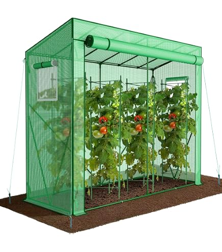 Mandeep Lot De 6 Arceaux Pour Serre Tunnel - Support De Plantes Antirouille Pour Bâche De Serre