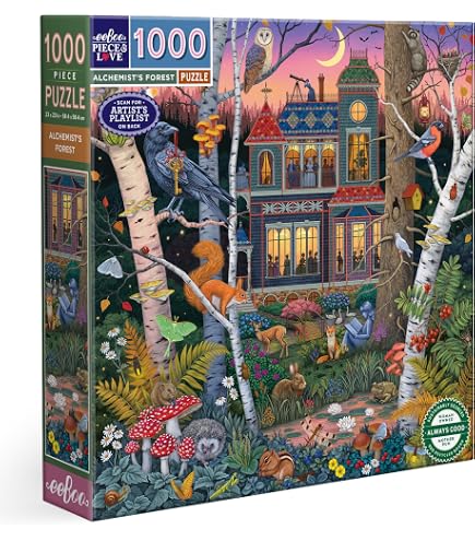 EeBoo Piece & Love: Puzzle 1000 Pezzi Gatti Alla Finestra – Puzzle Quadrato Per Adulti 58x58 Cm – Artista Asta Barrington - 6
