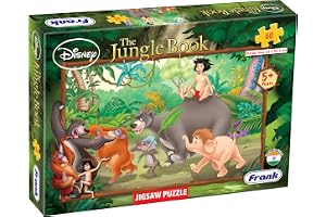 Frank Disney The Jungle Book Jigsaw Puzzle (60 Pieces) for Kids Above 5+ Years - Fun & Challenging Brain Booster Games - Educational Puzzle for Focus and Memory -11532