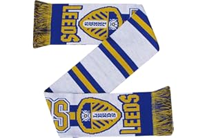 LEEDS UNITED F.C. Leeds United Football Fans Scarf (100% Acrylic & 145cm x 16cm)