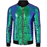 sequin mens bomber jacket