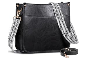 ISEYOU Borsa Tracolla Donna, Borsa a Tracolla in Morbida Pelle PU con Due Spallacci Regolabili Rimovibili Alla Moda, Crossbody Bag per Lavoro Quotidiano, Shopping, Appuntamenti, Viaggi
