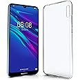 N NEWTOP Cover Compatibile per Huawei Y6 2019, Custodia TPU Clear Silicone Trasparente Slim Sottile Case Guscio