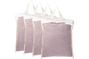 4 st små tvättväskor i nät för delikata hängande mini 30 x 25 cm hållbara underklädespåsar för tvättmaskin tvätt nätväska för