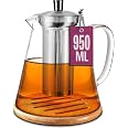 Edelstahl-Teekanne Mit Siebeinsatz,0,5 Liter, Spülmaschinenf (Neu Und
