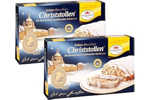 Dr. Quendt Christstollen Dresdner Stollen mit rosinen Original 2 x 1 kg.