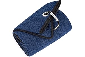 Mile High Life Ręcznik golfowy | potrójnie składane ręczniki waflowe | tkanina z mikrofibry premium | z wytrzymałym karabińczykiem