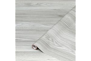 d-c-fix vinilo adhesivo muebles Sangallo gris claro efecto madera autoadhesivo impermeable decorativo para cocina, armario, puerta, mesa papel pintado forrar rollo láminas 45 cm x 2 m