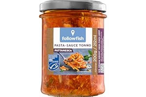 followfish MSC Pasta-Sauce Tonno Puttanesca, 200 g