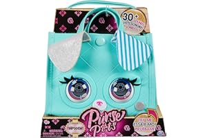 Purse Pets Borsetta Tote Perfect in Versione Cagnolino | Borsetta interattiva per Bambina con Oltre 30 Suoni e reazioni, Giocattoli per Bambine dai 4 Anni in su