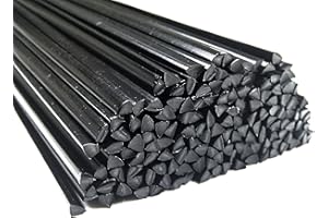 AZ-REPTEC Plastique baguettes de soudure ASA Noir 4mm Triangulaire 25 Barres