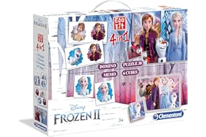 Clementoni - Edukit 4 en 1-Disney La Reine des Neiges 2- 18059
