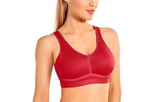 SYROKAN Donna Reggiseno Sportivo Senza Ferretto Nessuna Spugna Senza Schienale con Cinturini Regolabili