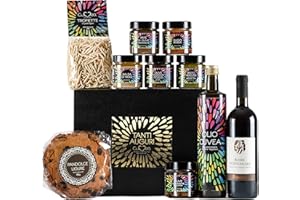 CUVEA Cesto Regalo Natale Liguria Golosa: cesti gastronomici con Prodotti Tipici Liguri Gourmet della nostra azienda agricola - Cesto gastronomico di alta qualità NO DA SUPERMERCATO