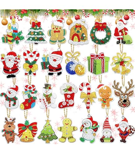 HERZOME Lot De 30 Cartes De Vœux De Noël Avec Enveloppes Et Autocollants, 16 X 12