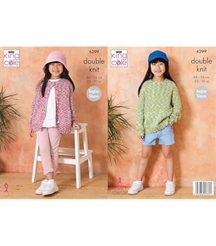 Modèle King Cole 6079 - Cardigans - Tricot - DK - Col En V - Col Châle 5057886039797